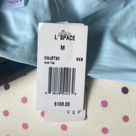 L space blue swim top - Picture 4 of 8